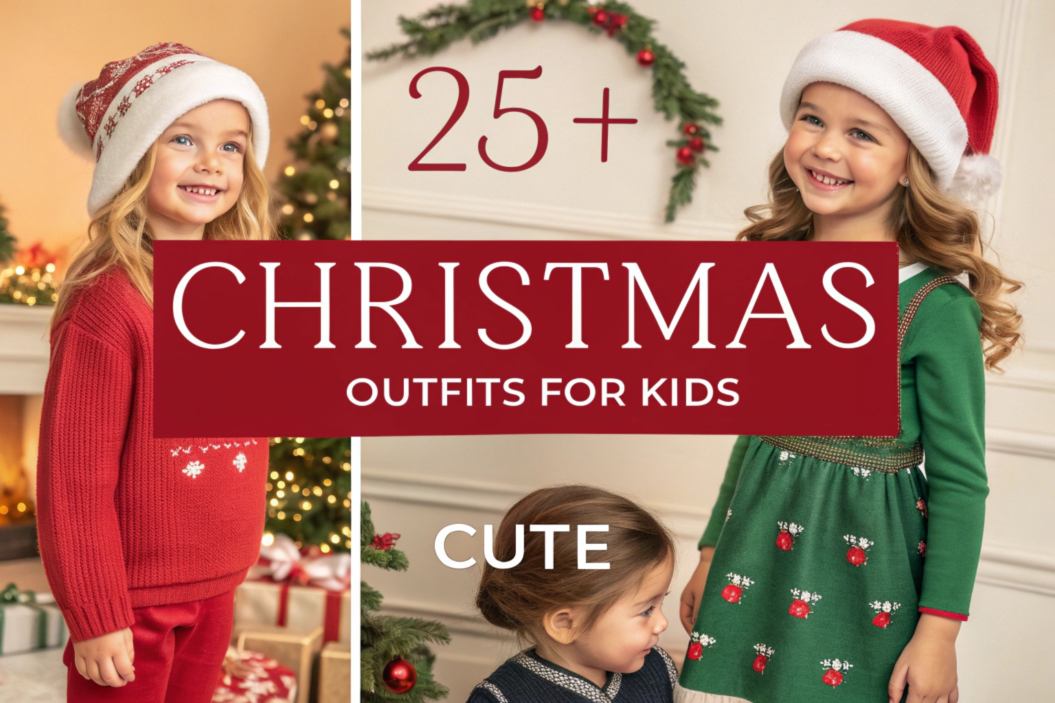 Cute Christmas outfit for kids