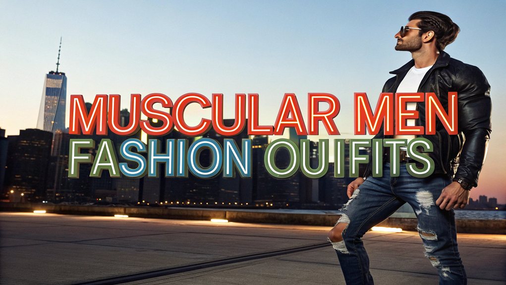 muscular men fashion styles